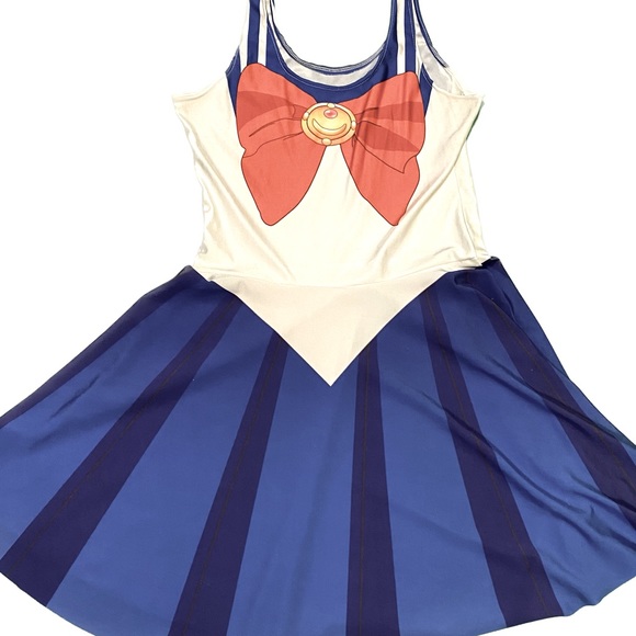 NWOT Sailor Moon Tsukino Usagi skater dress 🌙 🐈‍⬛ ✨ - Picture 2 of 3